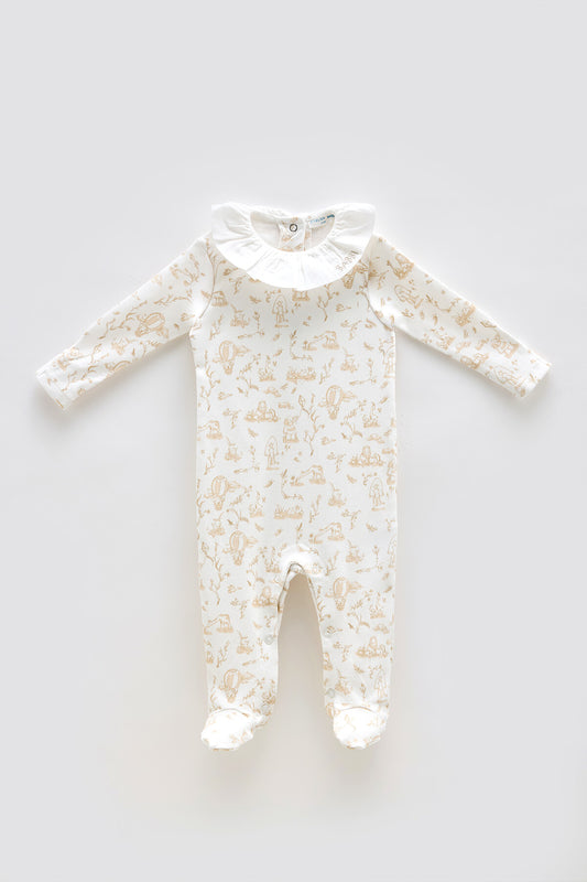 Pyjama Toile de Jouy/ Beige